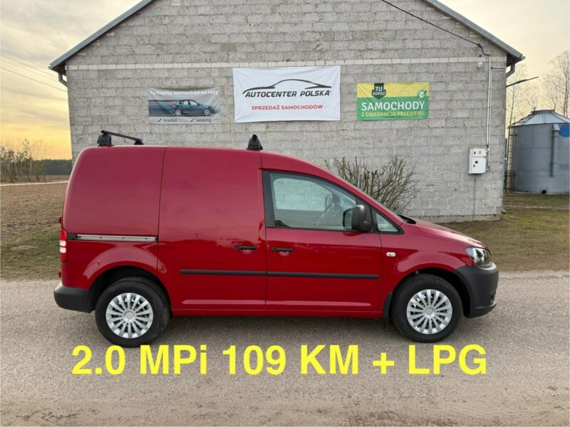 Volkswagen Caddy 2.0 EcoFuel MPI z Nową instalacją LPG 70 tys przebieg
