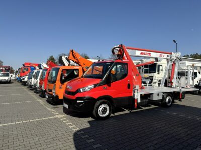 Iveco Daily 35S12 Podnośnik Koszowy Multitel MJ 201 Zwyżka UDT Wumag GSR CMC Ruthmann