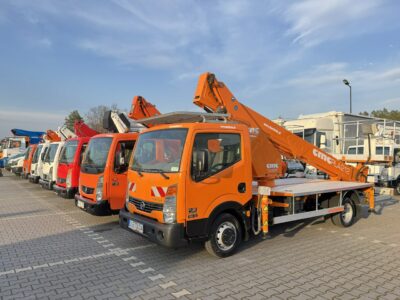 Nissan Cabstar Podnośnik Koszowy 21m CMC PLA 212 Zwyżka UDT Wumag GSR Multitel