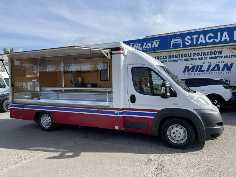Fiat Ducato Autosklep Gastronomiczny Food Truck Foodtruck sklep W-zasil Borco 2012