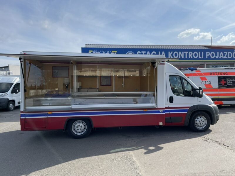 Fiat Ducato Autosklep Gastronomiczny Food Truck Foodtruck sklep W-zasil Borco 2012