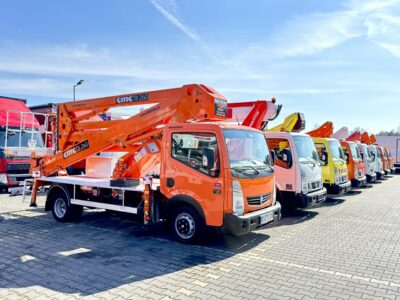 Renault Maxity Podnośnik Koszowy 26m CMC TB 260 Zwyżka Pilot UDT Wumag GSR Multitel