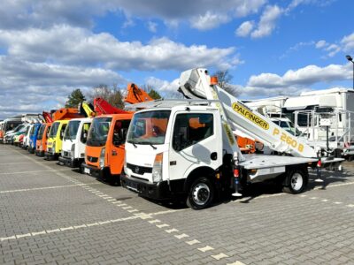 Nissan Cabstar Podnośnik Koszowy 26m Palfinger P260 B Zwyżka UDT Wumag GSR Ruthmann