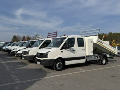 Volkswagen Crafter 6 Osób Brygadówka DOKA Zabudowa Wywrotka (nie IVECO, RENAULT)