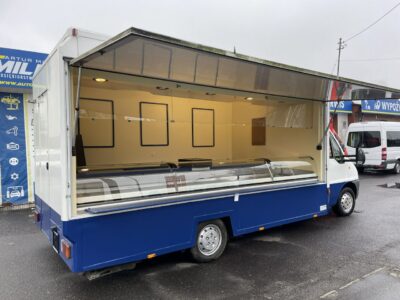 Fiat Ducato Autosklep wędlin Klima Gastronomiczny Food Truck Foodtruck sklep 2007