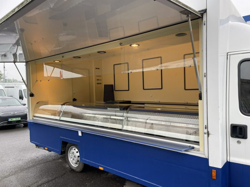 Fiat Ducato Autosklep wędlin Klima Gastronomiczny Food Truck Foodtruck sklep 2007