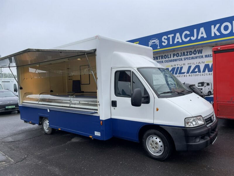 Fiat Ducato Autosklep wędlin Klima Gastronomiczny Food Truck Foodtruck sklep 2007