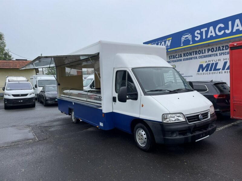 Fiat Ducato Autosklep wędlin Klima Gastronomiczny Food Truck Foodtruck sklep 2007