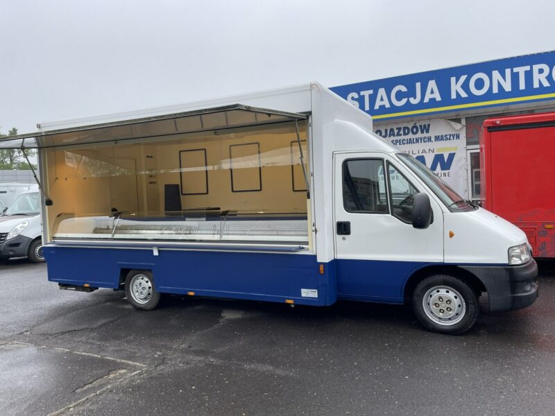 Fiat Ducato Autosklep wędlin Klima Gastronomiczny Food Truck Foodtruck sklep 2007