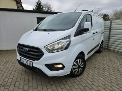 Ford Transit Custom 2.0 TDCi 130KM FV23% bezwypadek BDB WYPOSAŻENIE 3 osobowy BDB stan