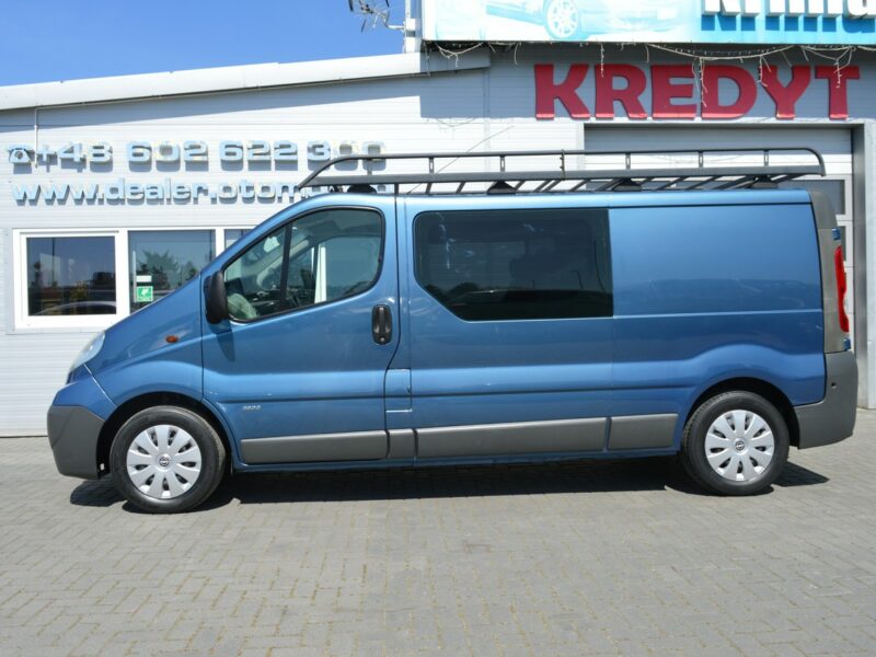 Opel Vivaro 2.0 CDTI LONG 6-cio osobowy Brygadówka Klimatyzacja 255 tys.km.