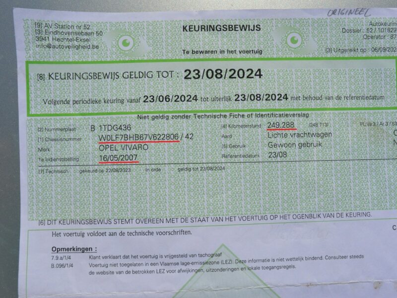 Opel Vivaro 2.0 CDTI LONG 6-cio osobowy Brygadówka Klimatyzacja 255 tys.km.