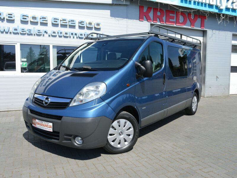 Opel Vivaro 2.0 CDTI LONG 6-cio osobowy Brygadówka Klimatyzacja 255 tys.km.
