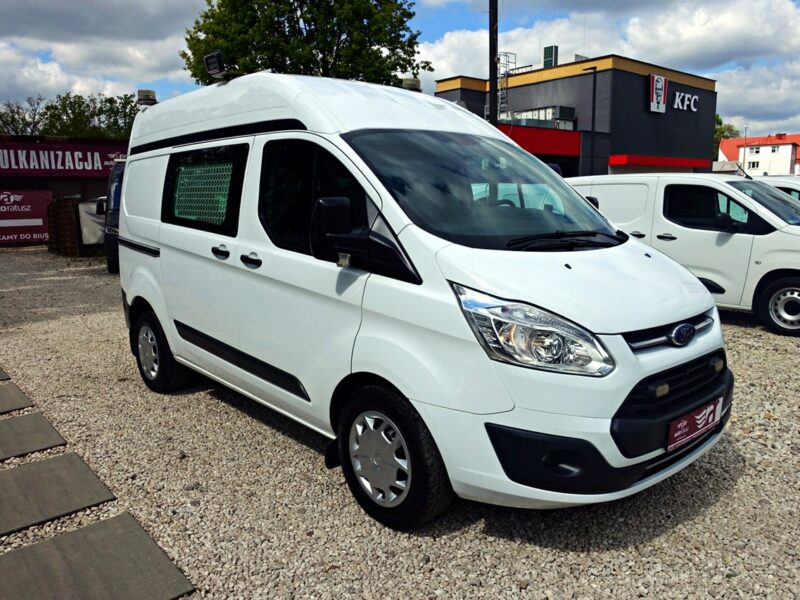 Ford Transit Custom Fv 23%*Mobilny Warsztat*Klima Kabina i Paka*220V*Zabudowa SORTINO