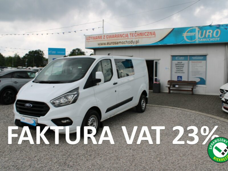 Ford Transit Custom Brygadowy 6 osob. L2H1 Trend Gwarancja
