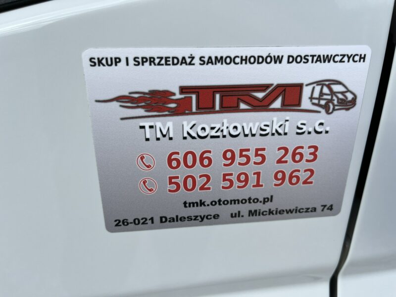 Volkswagen Crafter Iveco Daily 3.0/160KM Winda_B.A.R.-750Kg Chłodnia_Carrier -29*C/+29*C