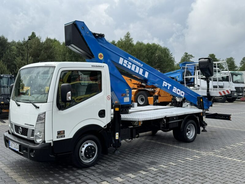 Nissan Cabstar 35.12 NT400 Koszowy ISOLI PT 200 20m UDT Kat.B Do 3.5T nie Multitel