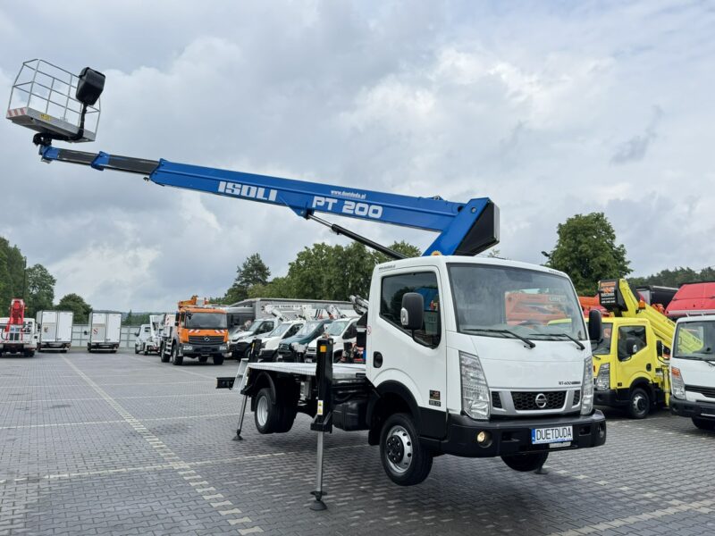 Nissan Cabstar 35.12 NT400 Koszowy ISOLI PT 200 20m UDT Kat.B Do 3.5T nie Multitel