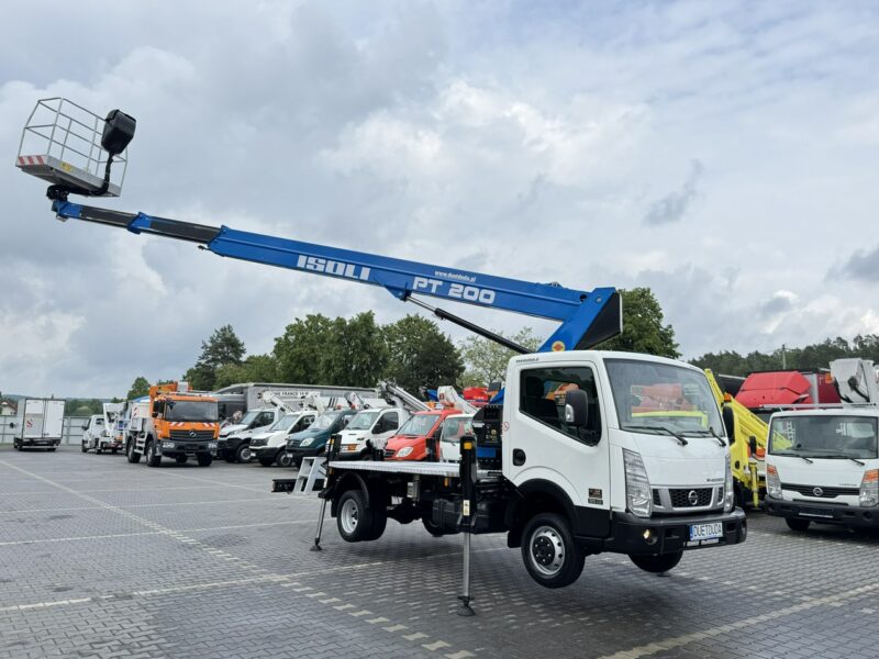 Nissan Cabstar 35.12 NT400 Koszowy ISOLI PT 200 20m UDT Kat.B Do 3.5T nie Multitel