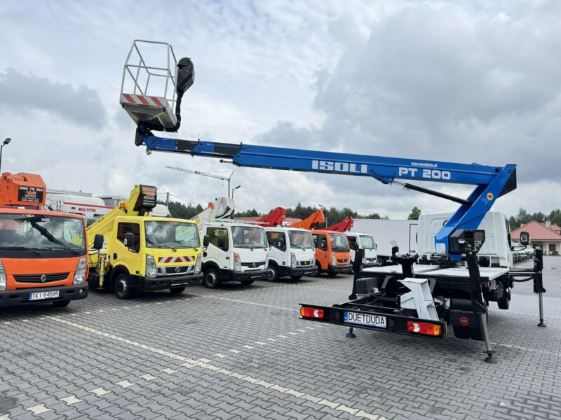 Nissan Cabstar 35.12 NT400 Koszowy ISOLI PT 200 20m UDT Kat.B Do 3.5T nie Multitel
