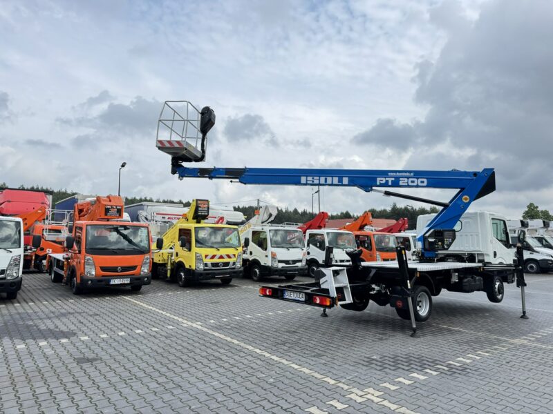 Nissan Cabstar 35.12 NT400 Koszowy ISOLI PT 200 20m UDT Kat.B Do 3.5T nie Multitel
