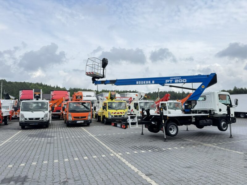 Nissan Cabstar 35.12 NT400 Koszowy ISOLI PT 200 20m UDT Kat.B Do 3.5T nie Multitel