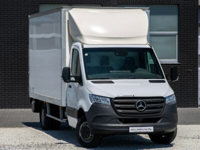 Mercedes Sprinter 515 Automat KONTENER + WINDA *koła bliźniaki*