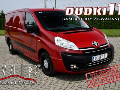 Toyota ProAce 2,0HDI Dudki11 Klimatyzacja. 3 Osoby.LONG.Hak.kredyt.OKAZJA