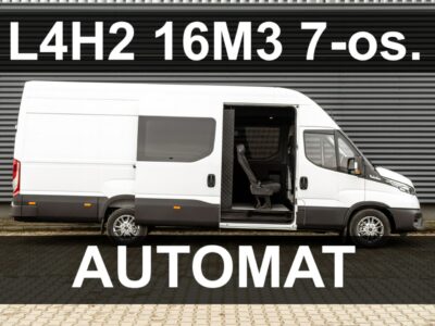 Iveco Daily 35S18A8H V 7-osob. Brygada L4H2 16m3 176KM Od ręki ! Pakiet Comfort Style 2611 zł