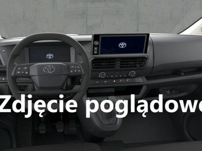 Toyota ProAce 6-os. Brygada 177KM 8A/T Kamera Ekran 10" Czujniki MartwePole Od ręki
