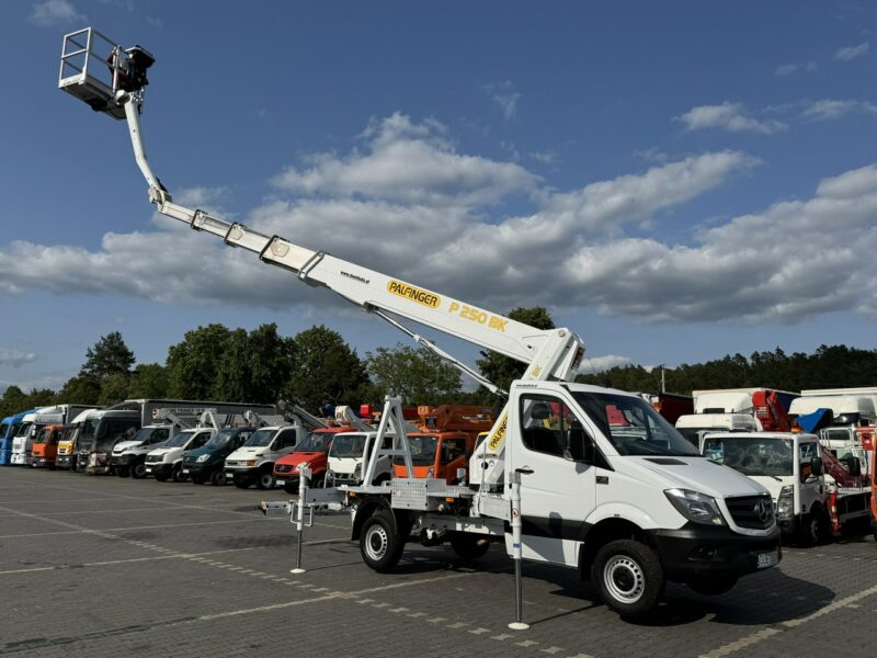 Mercedes Sprinter Podnośnik Koszowy 25m Palfinger P 250 BK Zwyżka (Ruthmann Wumag GSR)