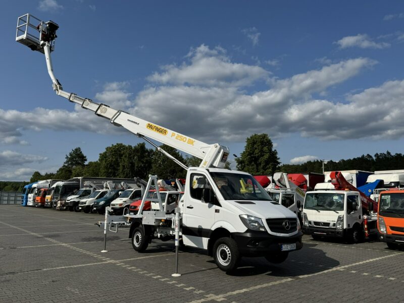 Mercedes Sprinter Podnośnik Koszowy 25m Palfinger P 250 BK Zwyżka (Ruthmann Wumag GSR)