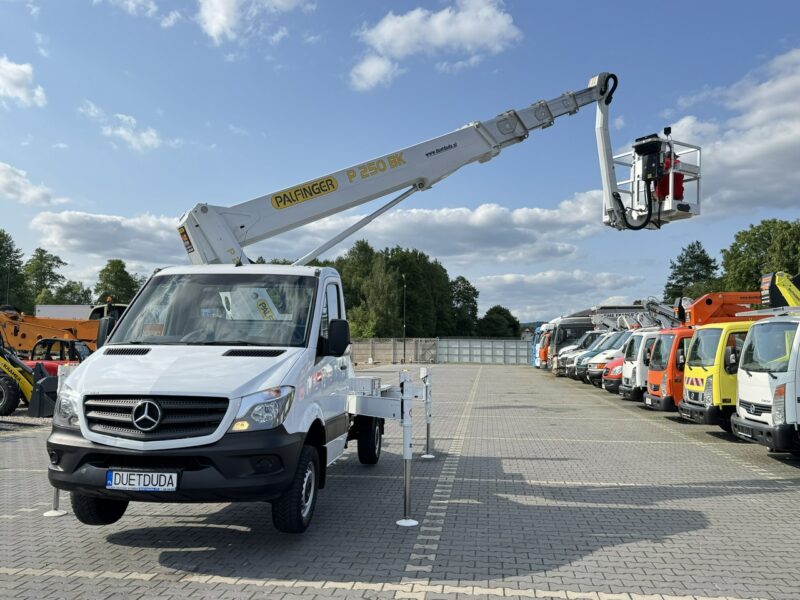 Mercedes Sprinter Podnośnik Koszowy 25m Palfinger P 250 BK Zwyżka (Ruthmann Wumag GSR)