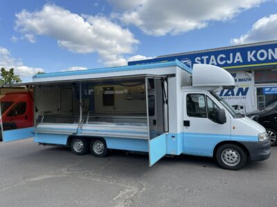 Fiat Ducato Autosklep Ryb Gastronomiczny food truck foodtruck sklep 112tkm BORCO