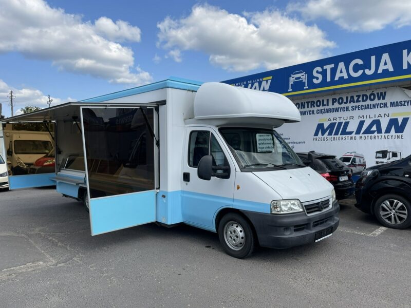 Fiat Ducato Autosklep Ryb Gastronomiczny food truck foodtruck sklep 112tkm BORCO