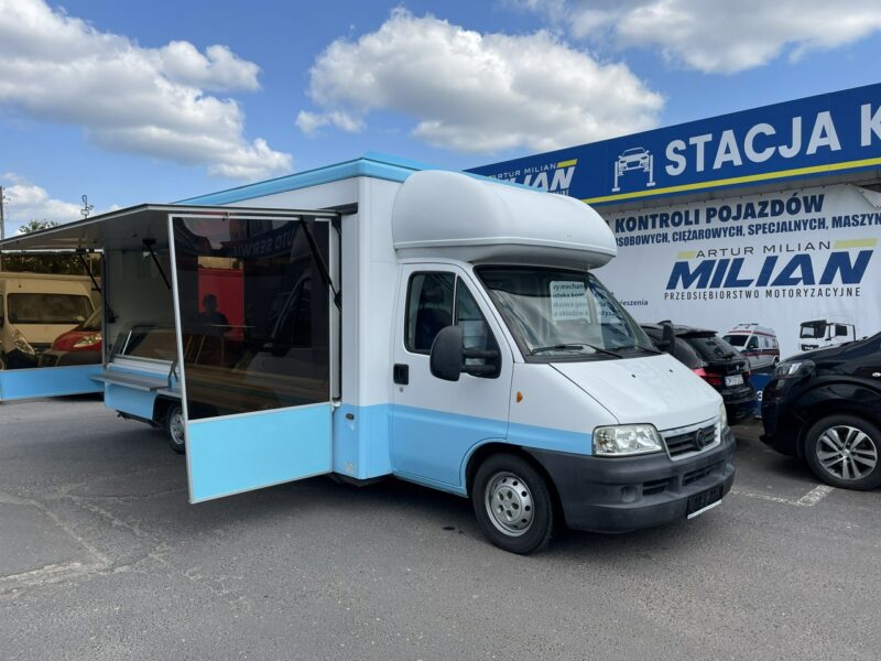 Fiat Ducato Autosklep Ryb Gastronomiczny food truck foodtruck sklep 112tkm BORCO