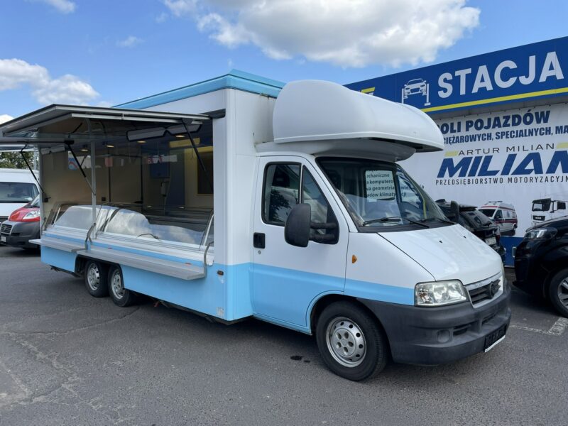 Fiat Ducato Autosklep Ryb Gastronomiczny food truck foodtruck sklep 112tkm BORCO