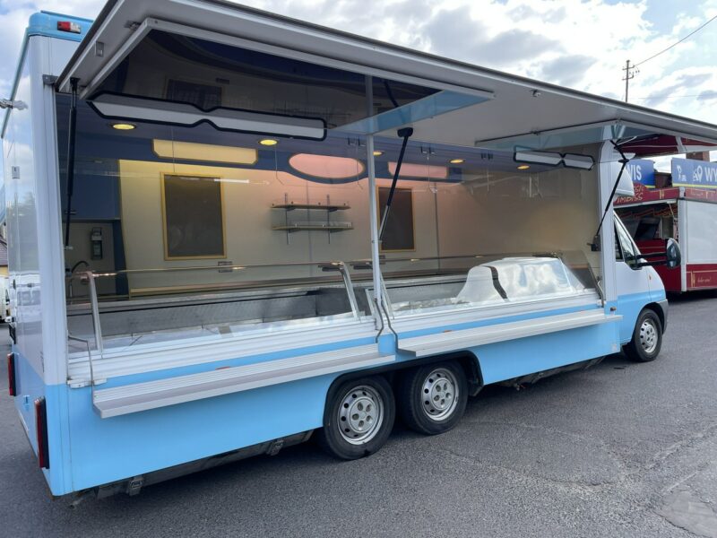 Fiat Ducato Autosklep Ryb Gastronomiczny food truck foodtruck sklep 112tkm BORCO