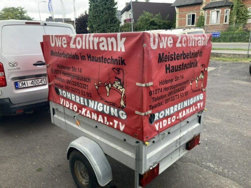 Ford Transit Custom wuko na przyczepce kanalizacja asenizacyjny 130bar