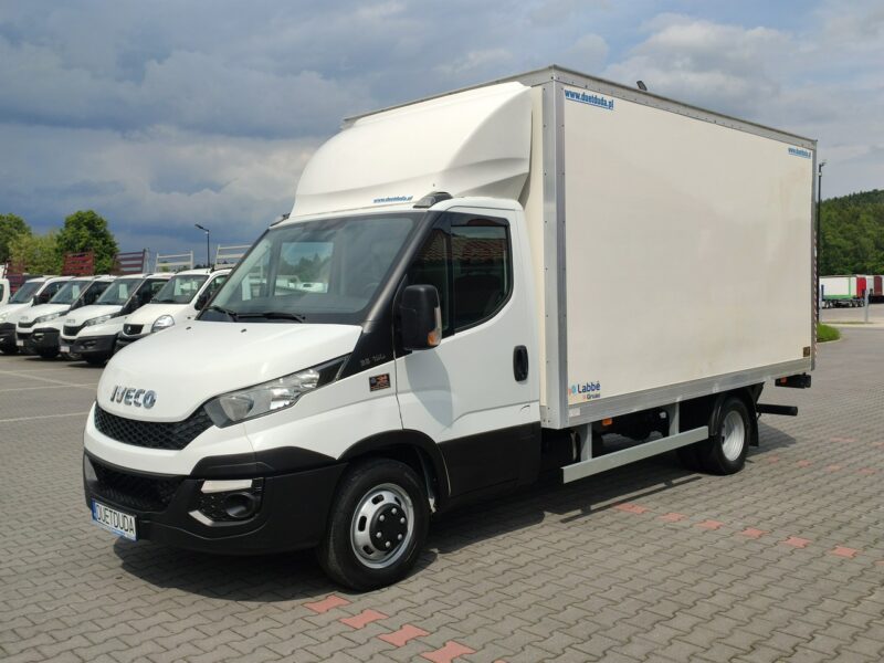 Iveco Daily 35C15 Do 3,5tony Kontener 8-Palet Winda Drzwi Boczne Na Bliźniaku Super Stan