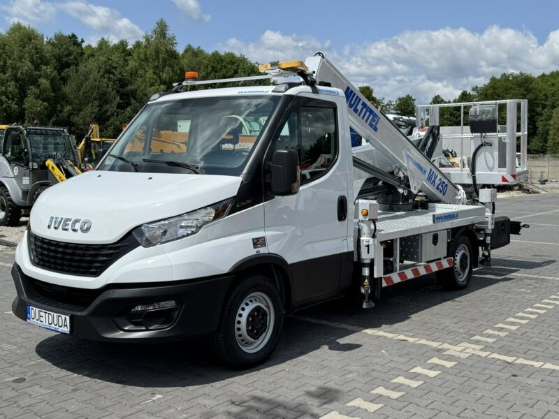 Iveco Daily 35S14 Podnośnik Koszowy Multitel MX 250 Zwyżka UDT Wumag GSR CMC Ruthmann