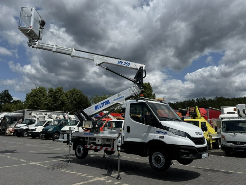 Iveco Daily 35S14 Podnośnik Koszowy Multitel MX 250 Zwyżka UDT Wumag GSR CMC Ruthmann