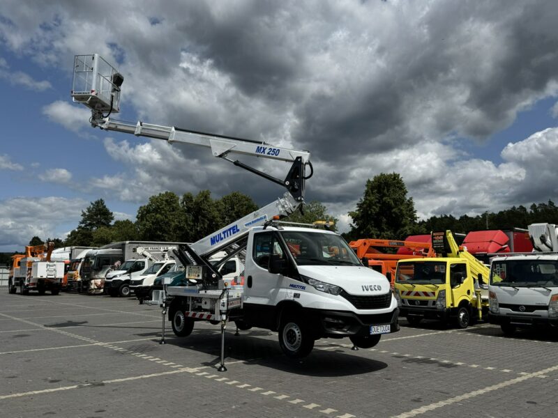 Iveco Daily 35S14 Podnośnik Koszowy Multitel MX 250 Zwyżka UDT Wumag GSR CMC Ruthmann