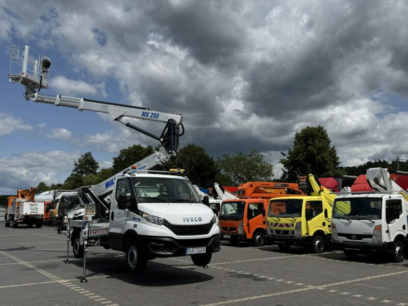 Iveco Daily 35S14 Podnośnik Koszowy Multitel MX 250 Zwyżka UDT Wumag GSR CMC Ruthmann