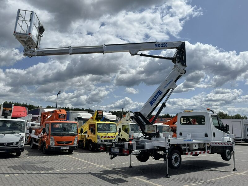 Iveco Daily 35S14 Podnośnik Koszowy Multitel MX 250 Zwyżka UDT Wumag GSR CMC Ruthmann