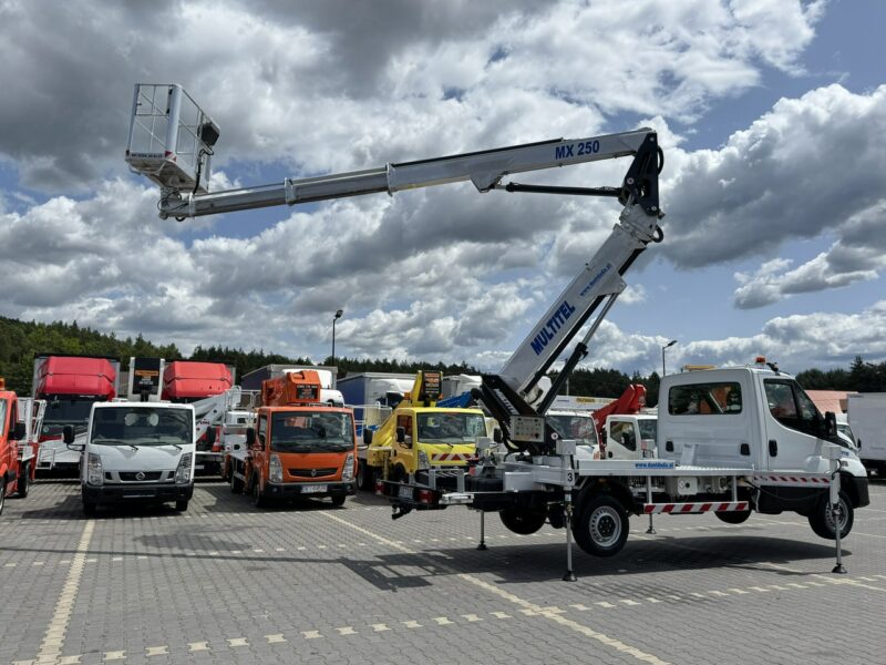 Iveco Daily 35S14 Podnośnik Koszowy Multitel MX 250 Zwyżka UDT Wumag GSR CMC Ruthmann