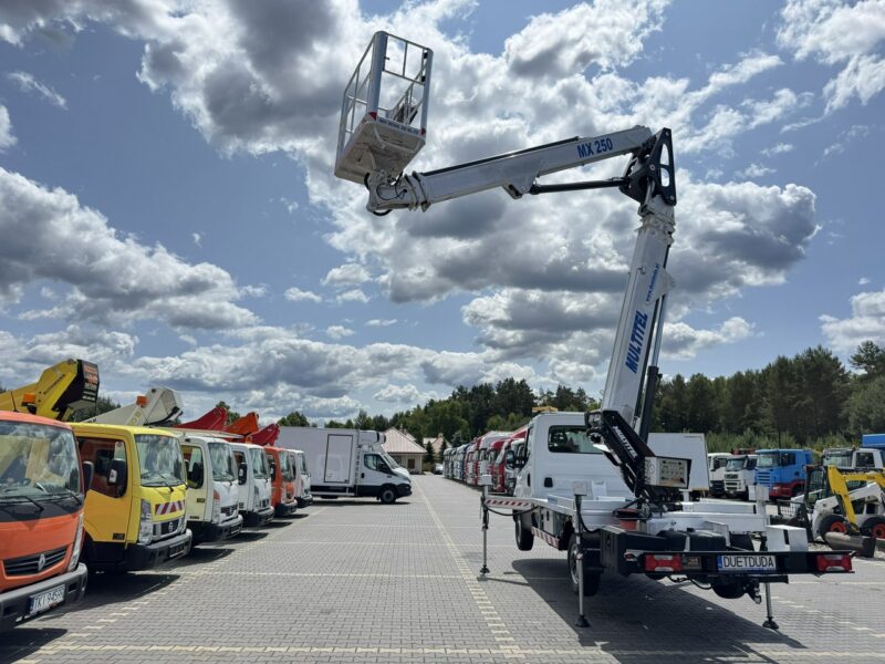 Iveco Daily 35S14 Podnośnik Koszowy Multitel MX 250 Zwyżka UDT Wumag GSR CMC Ruthmann