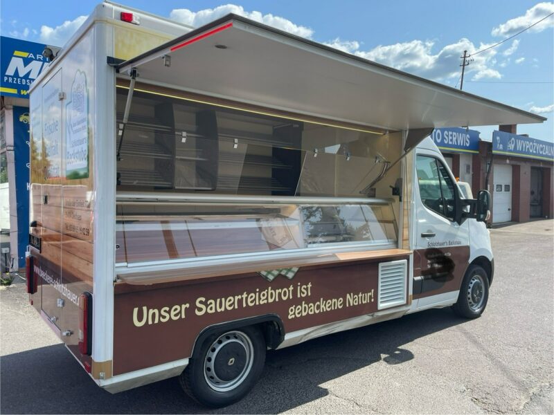Renault Master Autosklep pieczywa Gastronomiczny Food Truck Foodtruck Sklep Borco2017