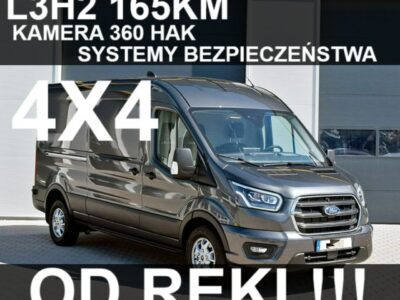 Ford Transit 4X4 165KM Hak Kamera 360 Napęd 4x4 Od ręki ! 2196 zł Szybki odbiór