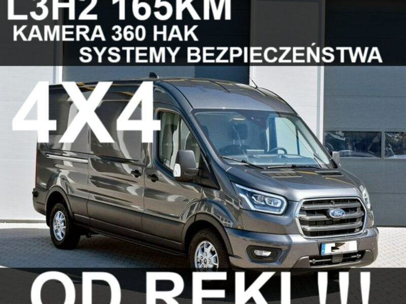 Ford Transit 4X4 165KM Hak Kamera 360 Napęd 4x4 Od ręki ! 2196 zł Szybki odbiór